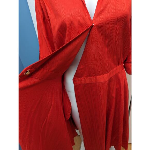 Milly Dress Silk Wrap Midi Cocktail Party Dinner Date Night Formal Wedding Guest - Picture 10 of 15